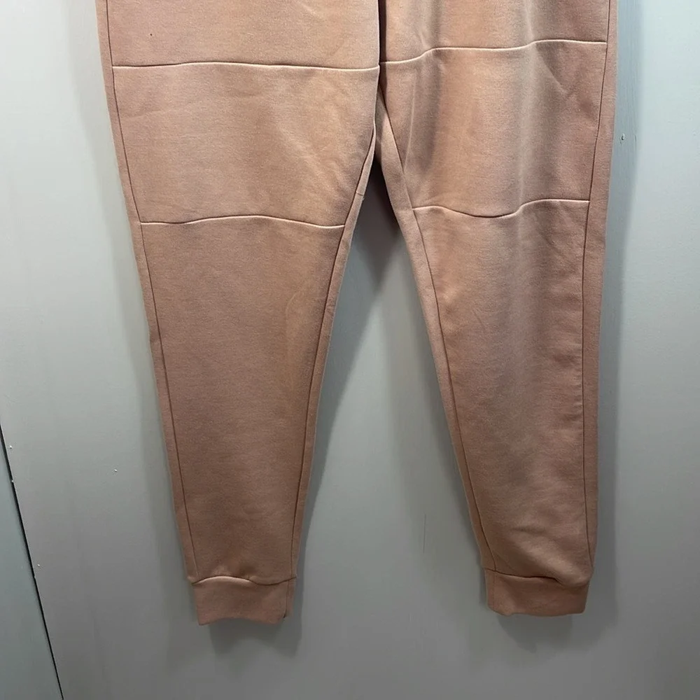 WHITETAG Mens Large Tan Jogger Sweatpants Casual‎ Activewear Zip Pockets